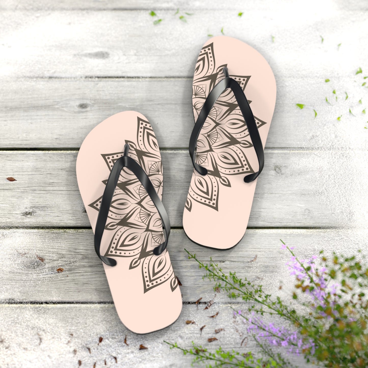 Boho Chic Flip Flops