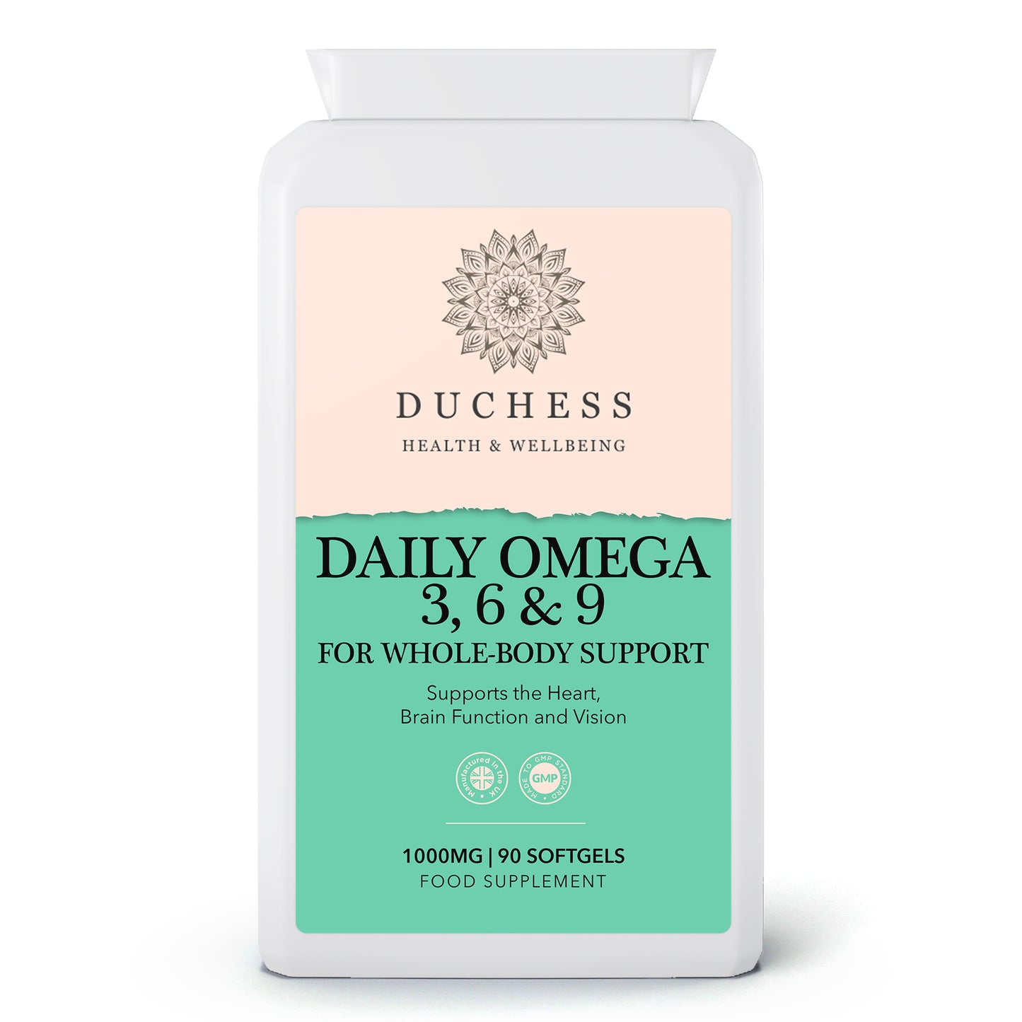 Omega 3,6 & 9      -         Boosts Brain, Heart and Joint Health