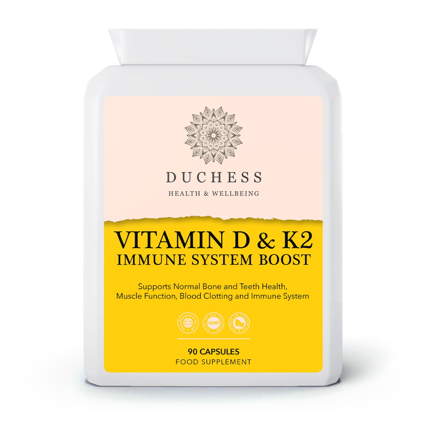Vitamin D3 with K2    -    Maximum Immunity, Bone & Muscle Support