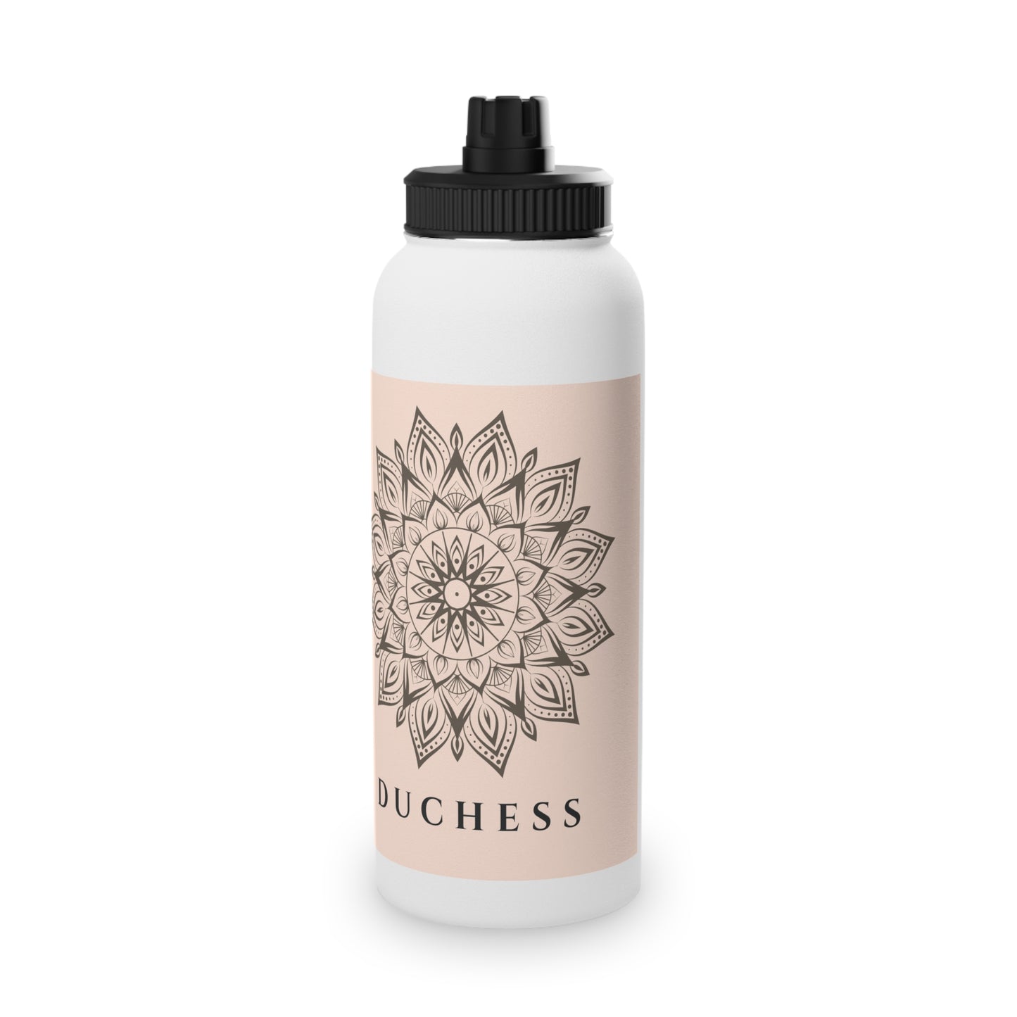 Duchess Mandala Stainless Steel Water Bottle with Sports Lid