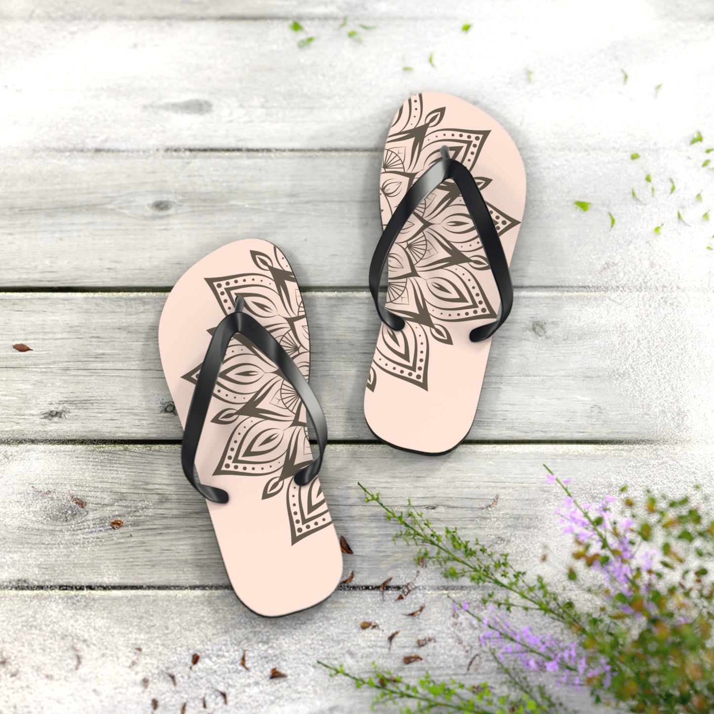 Boho Chic Flip Flops