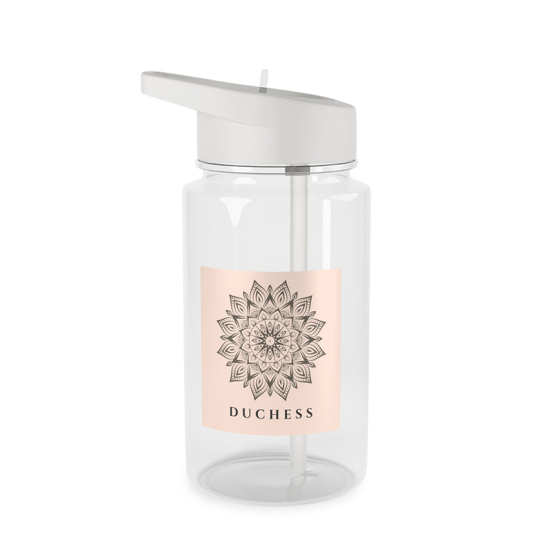 Duchess Motivational Tritan Water Bottle - Floral Design for Hydration Enthusiasts