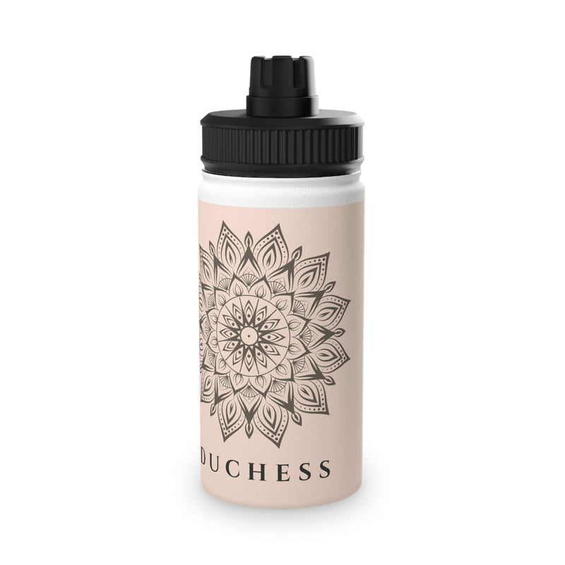Duchess Mandala Stainless Steel Water Bottle with Sports Lid