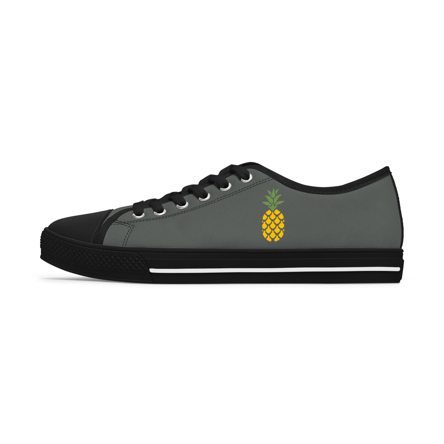 Pineapple Print Low Top Sneakers