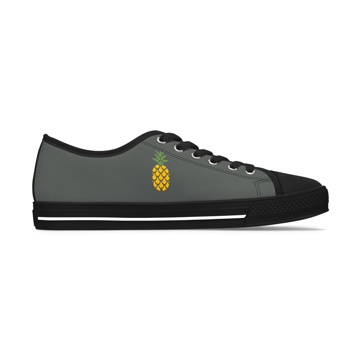Pineapple Print Low Top Sneakers